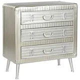 home esprit Silberfarben Metall MDF Vintage 80 x 39 x 82 cm