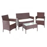 MCW MCW-D82 Set 4-tlg. braun meliert/creme