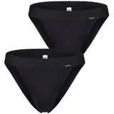 SKINY Slip schwarz / weiß M 2er Pack