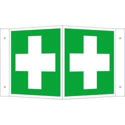 FORMAT Rettungsschild Alu Erste Hilfe Fa. 200x200