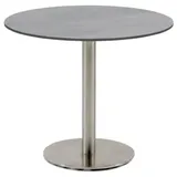 Niehoff Bistro Tisch rund 95 x 95 x 0 cm grau