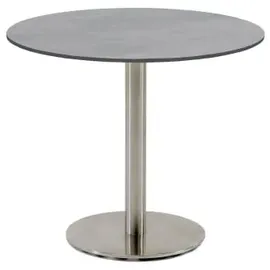 Niehoff Bistro Tisch rund 95 x 95 x 0 cm grau