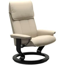 Stressless Relaxsessel "Admiral", beige (cream batick), B:87cm H:101cm T:78cm, Leder BATICK: BATICK ist ein leicht korrigiertes, durchgefärbtes und genarbtes Möbelleder, bei dem die meisten Unebenheiten und Spuren in der Regel entfernt wurden.