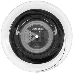 Dunlop Tennissaite Explosive Bite (Haltbarkeit+Spin) schwarz 200m Rolle