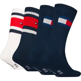 Tommy Hilfiger TH KIDS SOCK 4P FLAG & SPORT STRIPE ECOM - 35-38