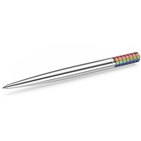 Swarovski Lucent Kugelschreiber, Mehrfarbiger, Verchromter Stift mit Edlen Swarovski Kristallen