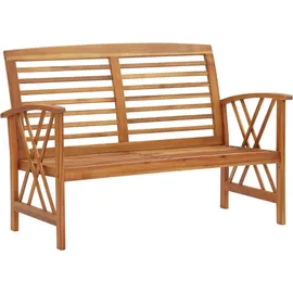 furnicato Gartenbank 119 cm Braun
