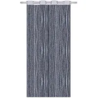 arsvita Fadenvorhang Metall-Optik 140x250cm silber