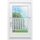 Plauener Spitze® Scheibengardine Loop (1 St), transparent, HxB 47x129.6cm weiß 129 cm x 47 cm