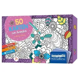 Circon Verlag GmbH 50 Karten zum Ausmalen - Kreative Muster