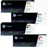 HP Original 410X Toner 4er Set schwarz, cyan, magenta, gelb