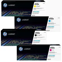 HP Original 410X Toner 4er Set schwarz, cyan, magenta, gelb
