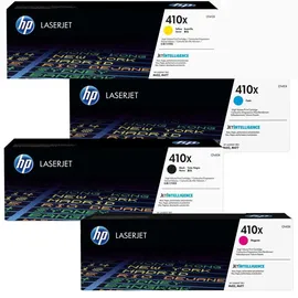 HP Original 410X Toner 4er Set schwarz, cyan, magenta, gelb