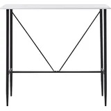 vidaXL Bartisch Weiß 120 x 60 x 110 cm MDF