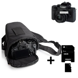 K-S-Trade Kameratasche für Panasonic Lumix DC-G110, Schultertasche Colt Kameratasche Systemkameras DSLR DSLM SLR schwarz