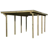 Weka Einzelcarport 606 Gr. 2 300 x 600 cm kdi