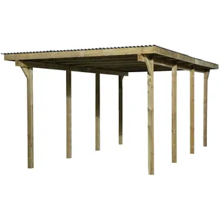 Weka Einzelcarport 606 Gr. 2 300 x 600 cm kdi