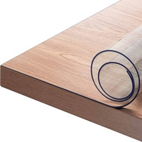 Woltu Tischdecke 2 mm Wasserdicht Transparent Durchsichtige Tischfolie aus