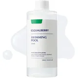 EQQUALBERRY Swimming Pool Gesichtstoner, 300 ml, feuchtigkeitsspendendes und beruhigendes Gesichtswasser für das Gesicht, Porenkontrolle und sanftes Peeling, geeignet für trockene bis fettige Haut,