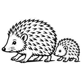 eXODA Weinglas Igel mit Igelkind 0,35 l