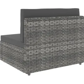 vidaXL Garten-Lounge-Set 8-tlg. grau