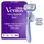 Gillette Deluxe Smooth Swirl Rasierer + 3 Klingen