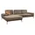 W.Schillig Ecksofa "run, Designsofa mit tollem Sitzkomfort, L-Form", beige (stone z73), B:299cm H:88cm T:178cm, Longlife Xtra-Leder Z73: Naturwalkleder der Luxusklasse aus den erlesensten Rohhäuten.