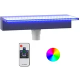 vidaXL Wasserfall Element mit RGB LEDs 45 cm
