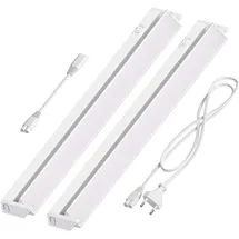 ledscom.de LED Unterbau-Leuchte LIWO 58cm, schwenkbar, je 1080lm, weiß 2er Set