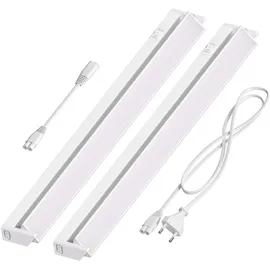 ledscom.de LED Unterbau-Leuchte LIWO 58cm, schwenkbar, je 1080lm, weiß 2er Set