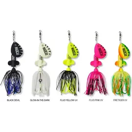 MADCAT A-Static Screaming Spinner 65g - Firetiger UV Wels-Spinner