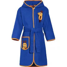 Playshoes Unisex Kinder Frottee-Bademantel Morgenmantel, Marine Die Maus, 134/140