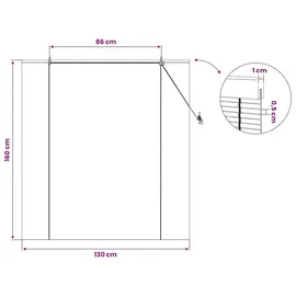 vidaXL Rollo Natur 130 x 160 cm Bambus/beige