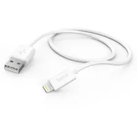 Hama USB-A auf Lightning 1 m Weiß