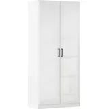Rauch MINOSA Mehrzweckschrank 91 x 41 x 197 cm Alpinweiß/Hochglanz Weiß