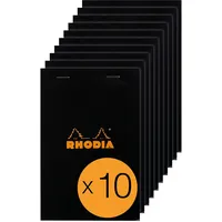 Rhodia 142009C - Packung mit 10 Notizblöcken No.14, 11x17cm
