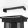EGLO Catterick 1 E27 quadratisch schwarz Metall