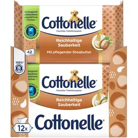 Cottonelle Feuchtes Toilettenpapier Mein Spa Erlebnis 12 x 42 Tücher