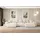 altdecor Ecksofa Cord 6-Sitzer Beige