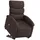 vidaXL Massagesessel mit Aufstehhilfe Stoff 92 x 99,5 x 92 cm Dunkelbraun