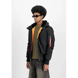 Alpha Industries MA-1 Hooded schwarz L