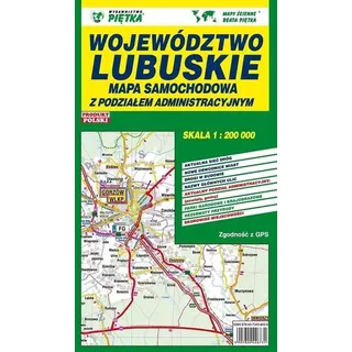 Woiwodschaft Lubuskie 1:200 000 Polen Karte