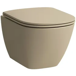 LAUFEN LUA Wand-WC kompakt, spülrandlos H8200830000001, Badkeramik, bahamabeige