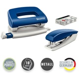 Leitz Locher und Heftgeräte Set WOW 5095 blau