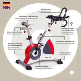 Sportplus SP-SRP-3000 weiß/grau/rot