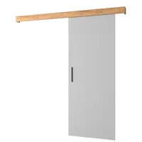 Schiebetür Komplettset - Schiebetürsystem Salwador 1 - Schiebetüren - Trennwände - Raumteiler - Innentüren, Tür 90 x 204 cm - Schiebetür Schiene - Zimmertür mit Schiebetür Griff - Saloontür