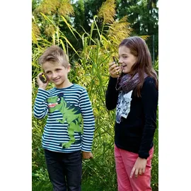 National Geographic 9111450 - Walkie-Talkies 2er-Set, Funkgeräte mit hoher Reichweite bis zu 6 km, Frei-Hand-Funktion, gelb/schwarz