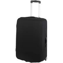 Xcase Elastische Schutzhülle für Koffer bis 63 cm Höhe, Größe L, schwarz