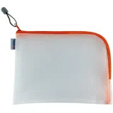 Herma Reißverschlussbeutel A5 transparent/orange,