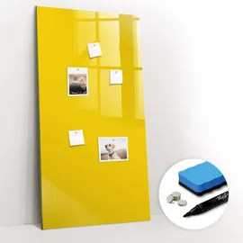 Tulup Magnettafel 60 x 120 cm Gelb